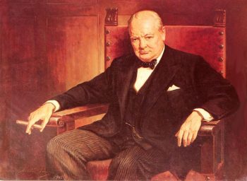 A 'portrayal' of Winston Churchill