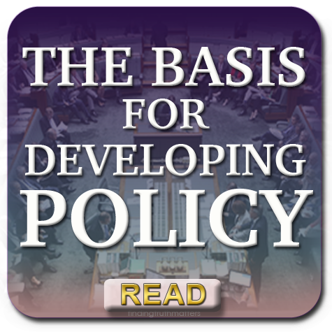 The Principles For Developing Public Policy