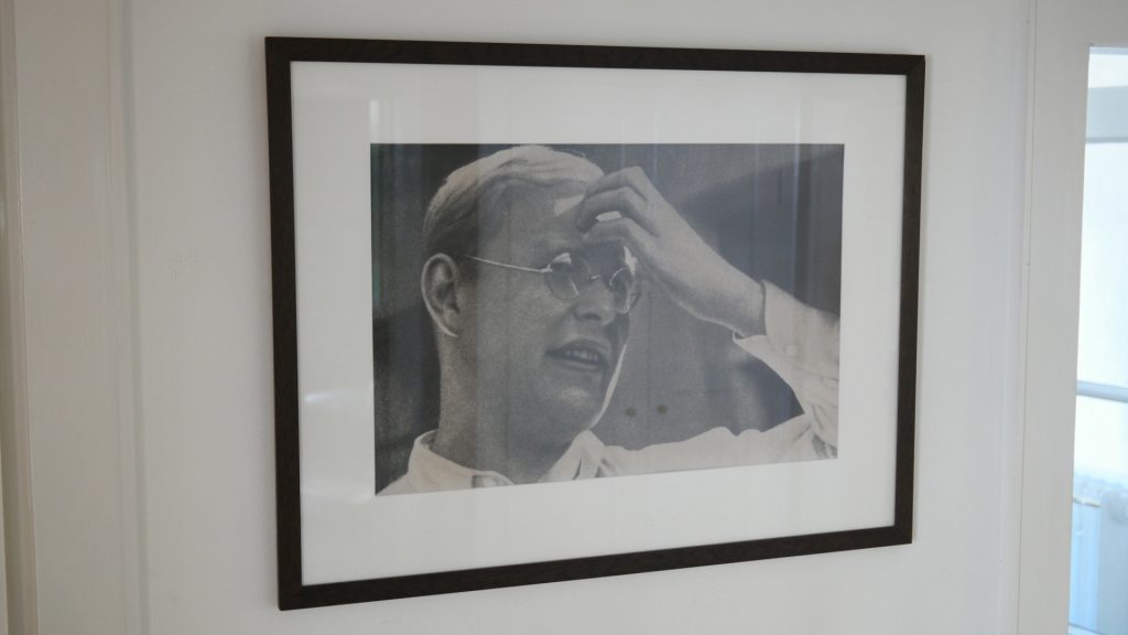 Photo of Dietrich Bonhoeffer, in the Bonhoeffer Trust home