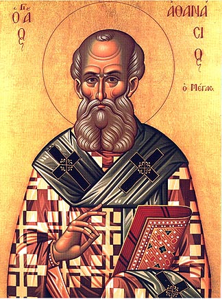 An iconic depiction of Athanasius
