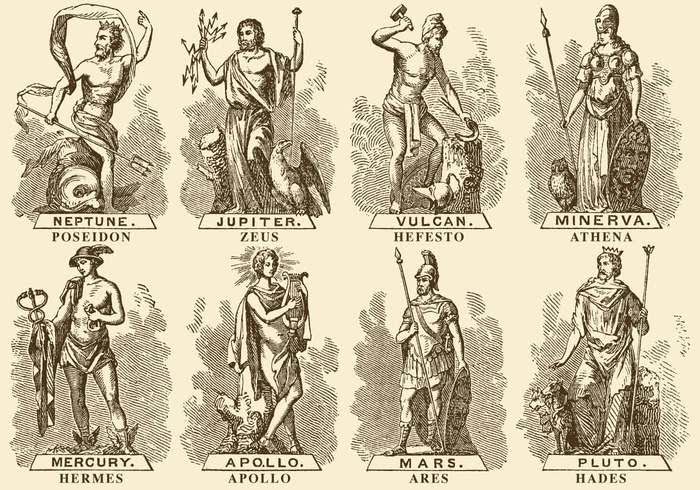 Greek gods pantheon