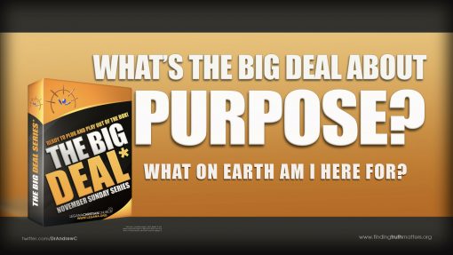 The Big Deal - Part 3 - What's The Big Deal About Purpose?, Full Audio - Image 2