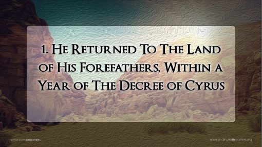 Zechariah: The Exiled Prophet - Part 1 - Introduction, Full Audio - Image 7