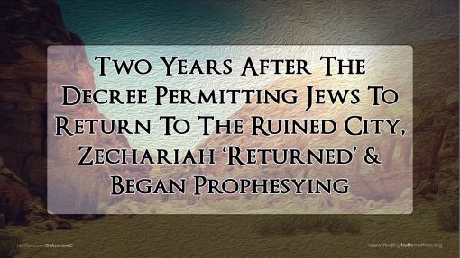 Zechariah: The Exiled Prophet - Part 3 - Do Not Despise The Day Of Small Beginnings, Full Audio - Image 4