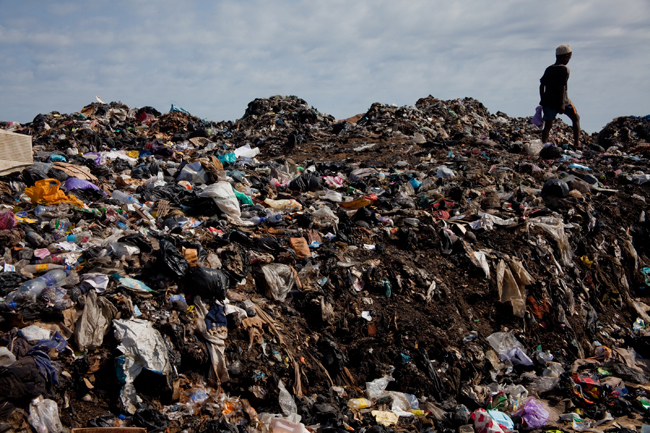 Rubbish heap and sanitation
